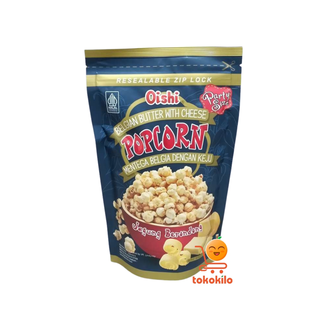 Oishi Popcorn Belgian Butter with Cheese 100gr