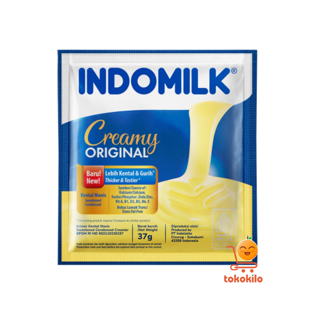 Indomilk Susu Kental Manis Creamy Original 37gr (1 Pack X 6bks)