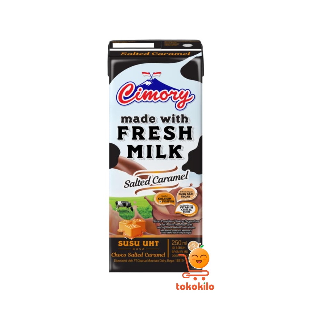 Cimory UHT Milk Rasa Choco Salted Caramel 250ml