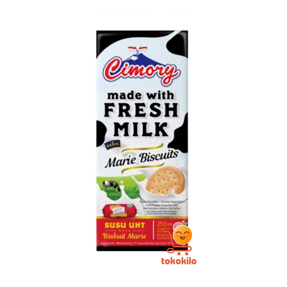Cimory UHT Milk Rasa Marie Biscuits 250ml 