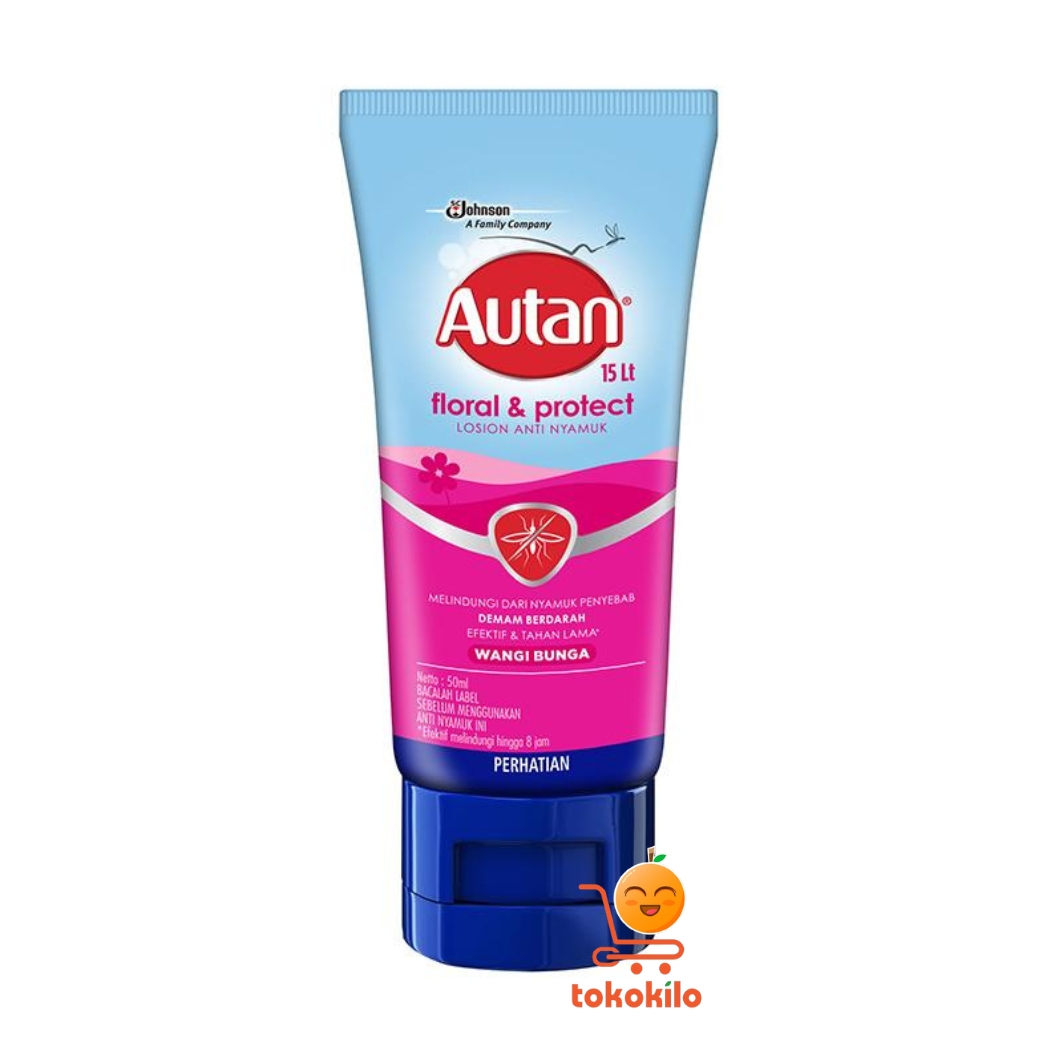 Autan Floral & Protect Losion Anti Nyamuk 50ml
