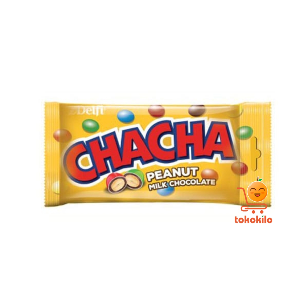 Delfi ChaCha Milk Peanut 20gr (1 Box X 20pcs)