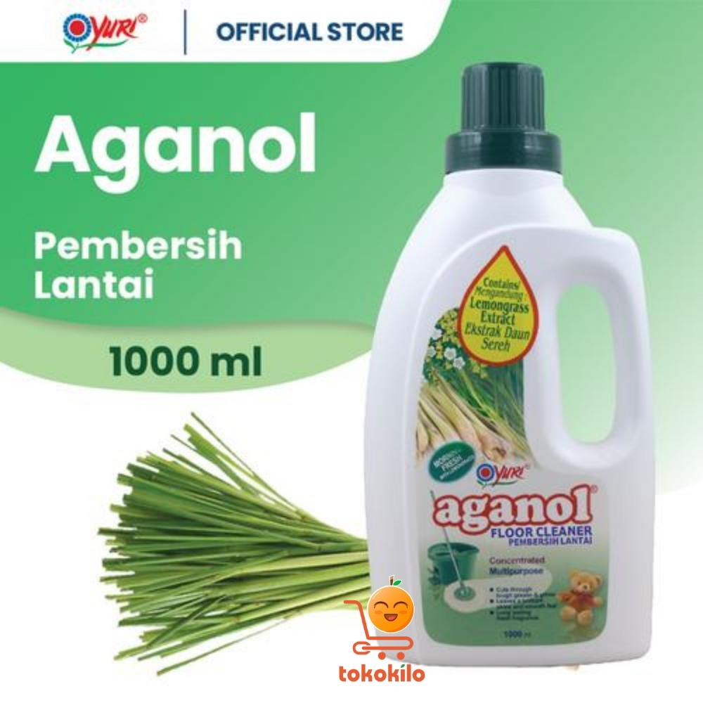 Aganol Pembersih Lantai Yuri Lemongrass Serai 1 L