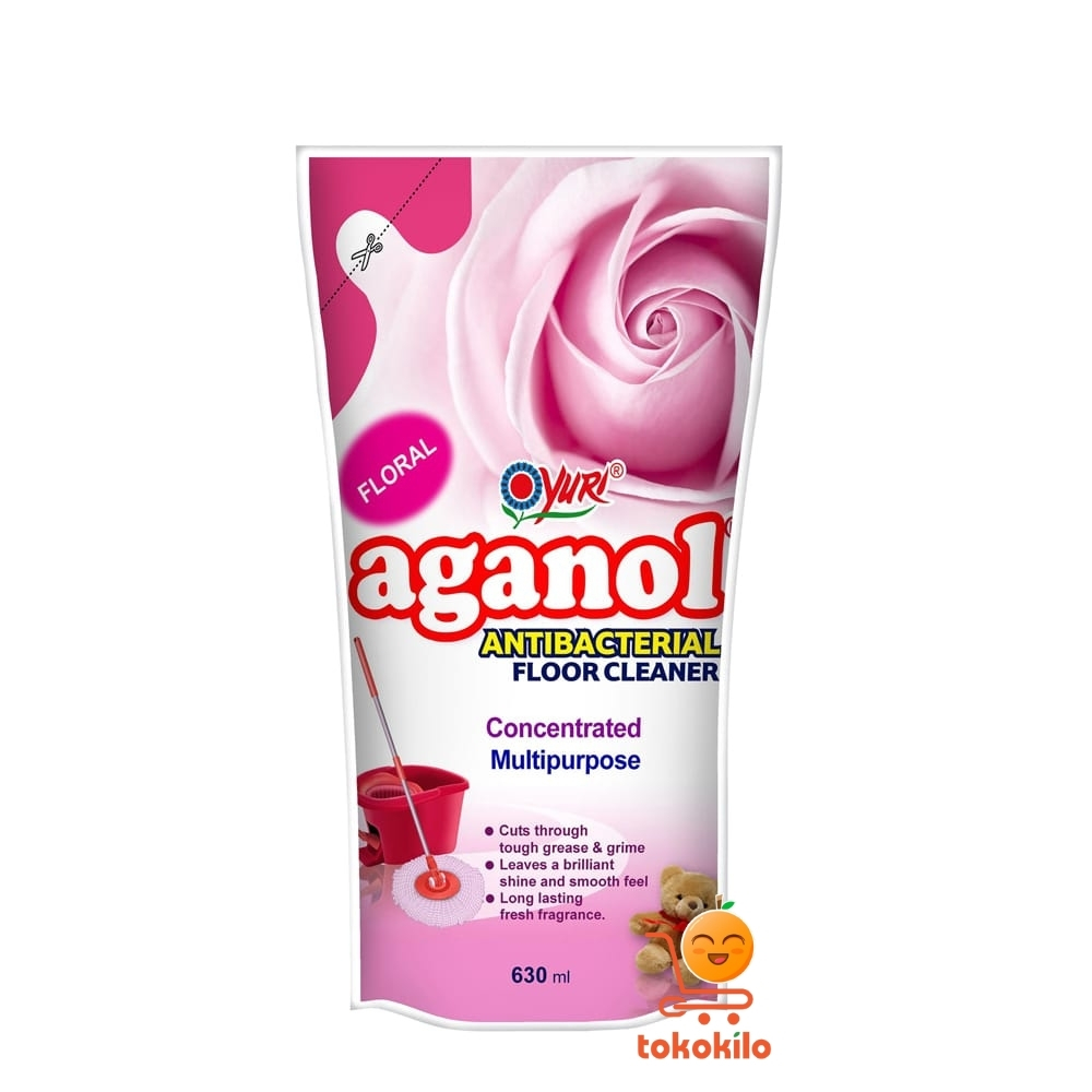 Pembersih Lantai Yuri Aganol Floral 600ml BANDEED (Beli 1 GRATIS 1)