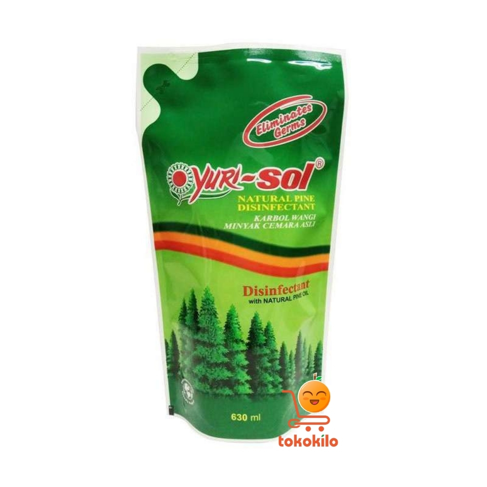 Pembersih Lantai YuriSol Natural Pine Disinfectant 630ml