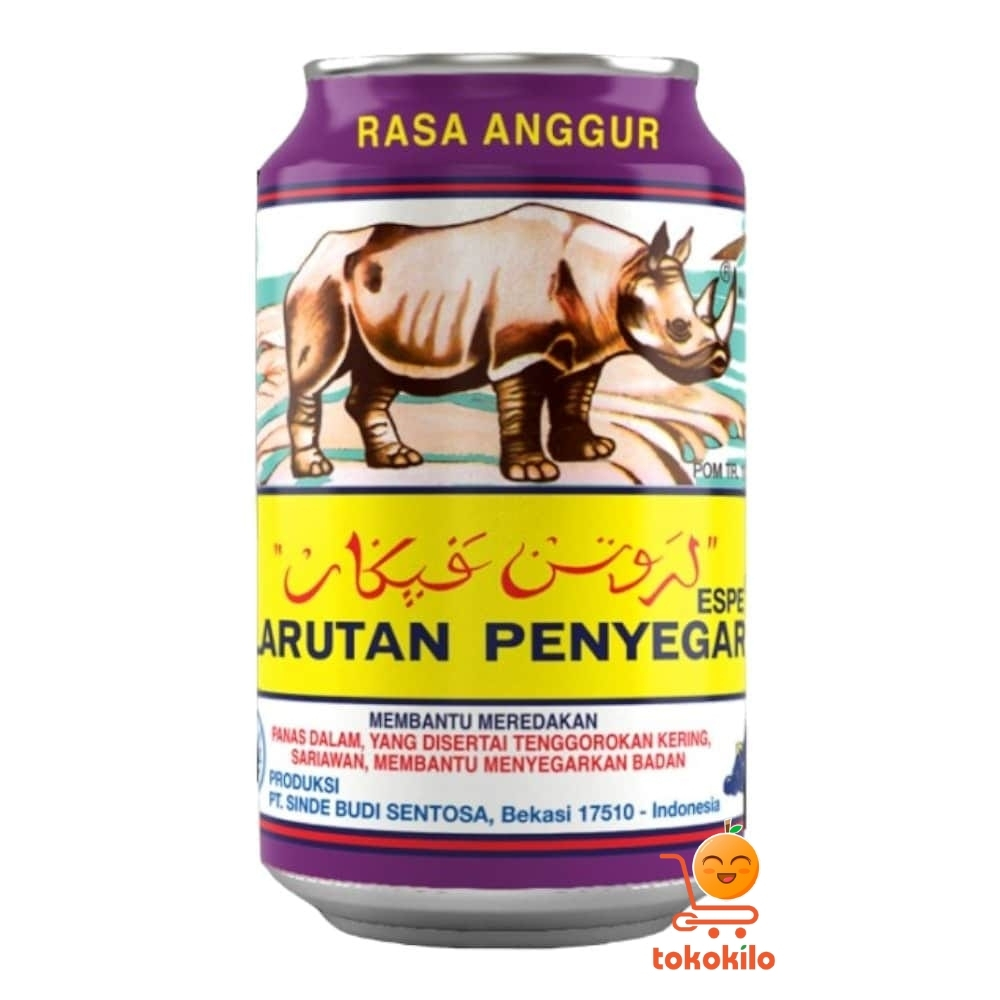Larutan Penyegar Cap Badak rasa Anggur 320ml