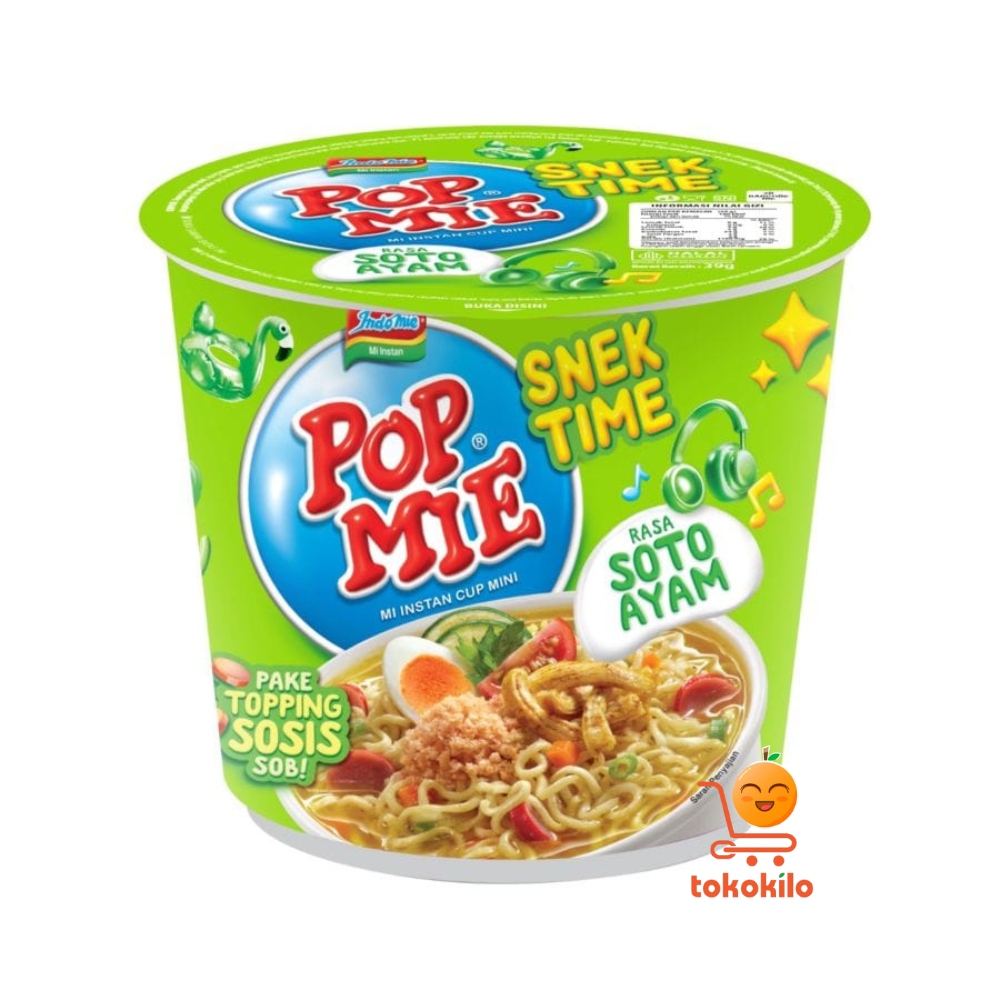 Pop Mie rasa Soto Ayam 39gr (Mini), 75gr