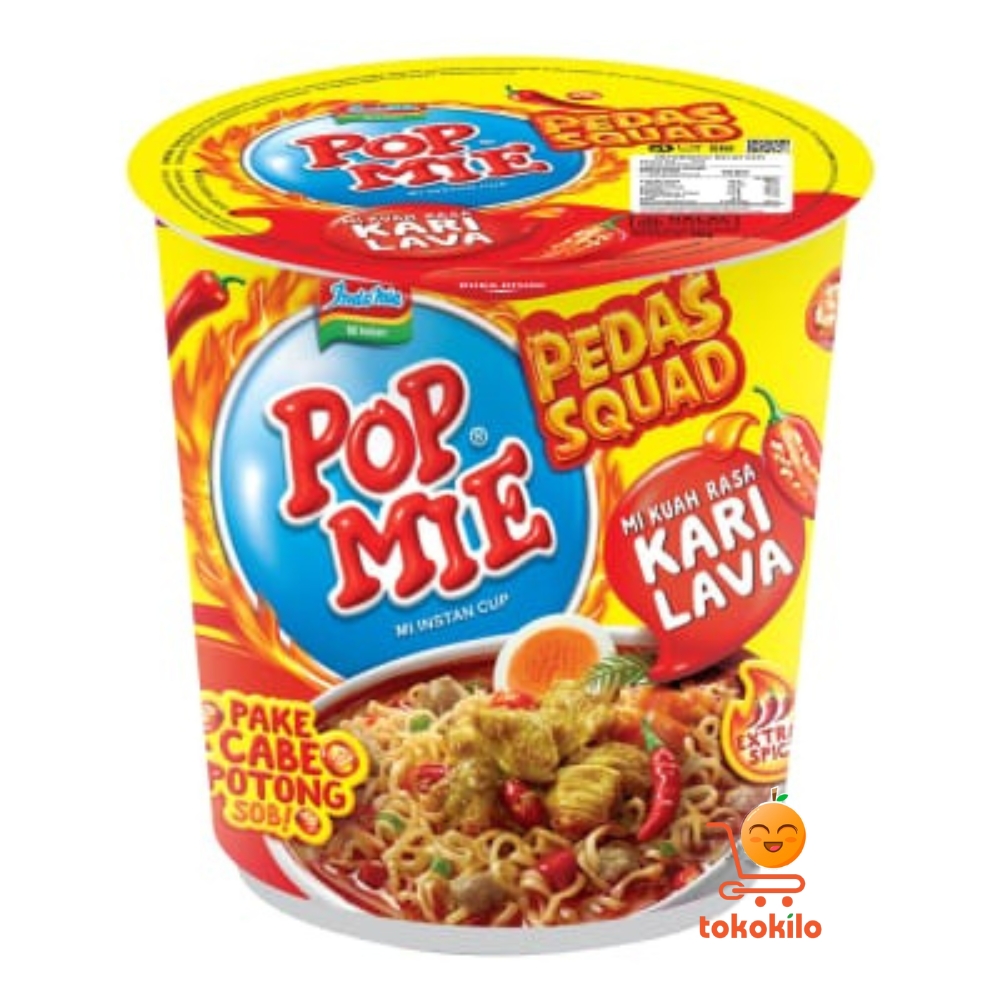 Pop Mie Instan Cup Kari Lava 79gr