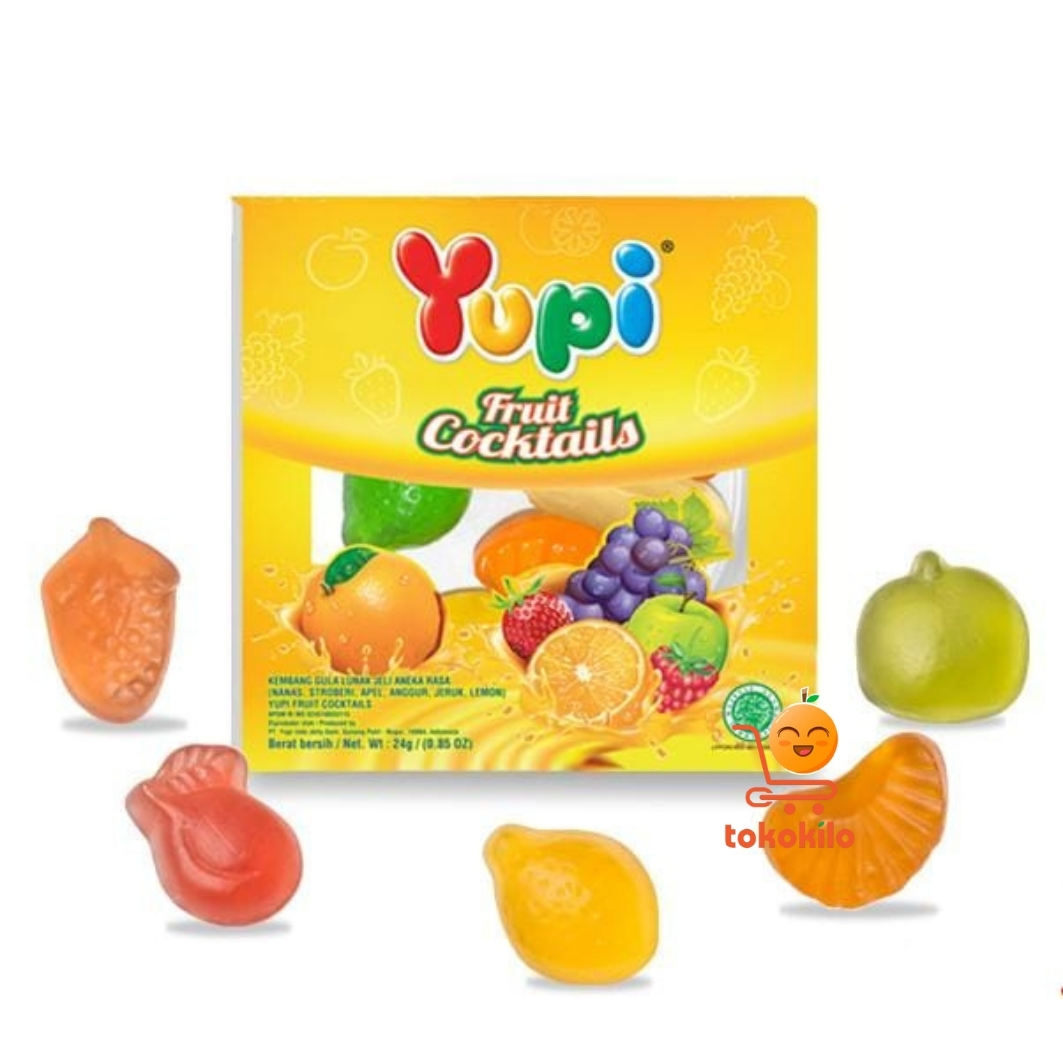 Yupi Fruit Cocktails 144gr (12 PCS)