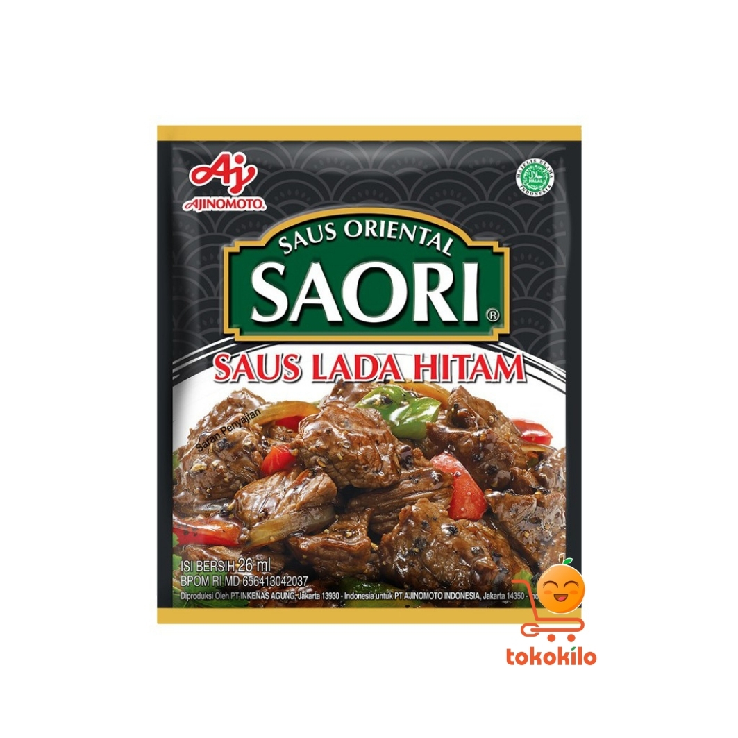 Saori Saus Lada Hitam 22ml