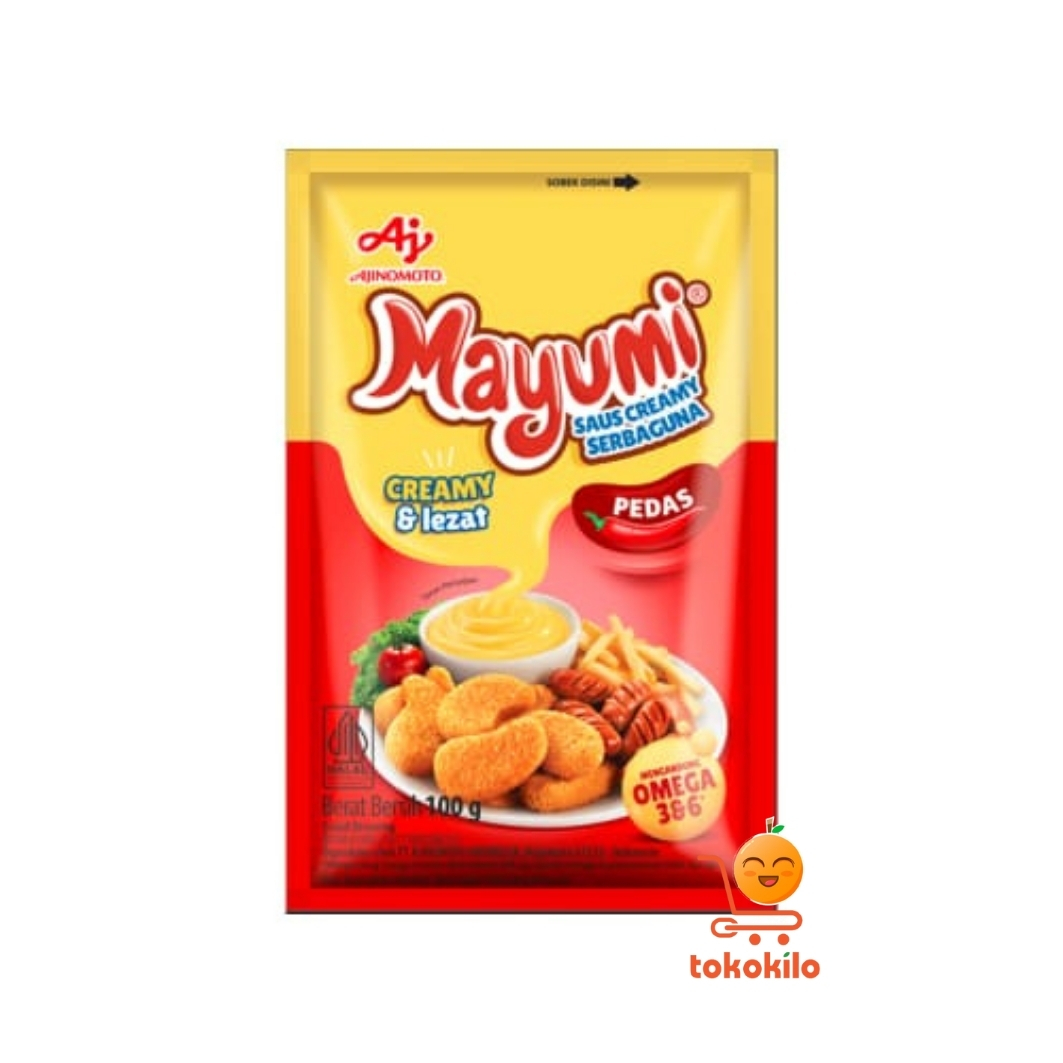 Mayumi Saus Mayonaise Cream Salad Dressing Pedas 100gr