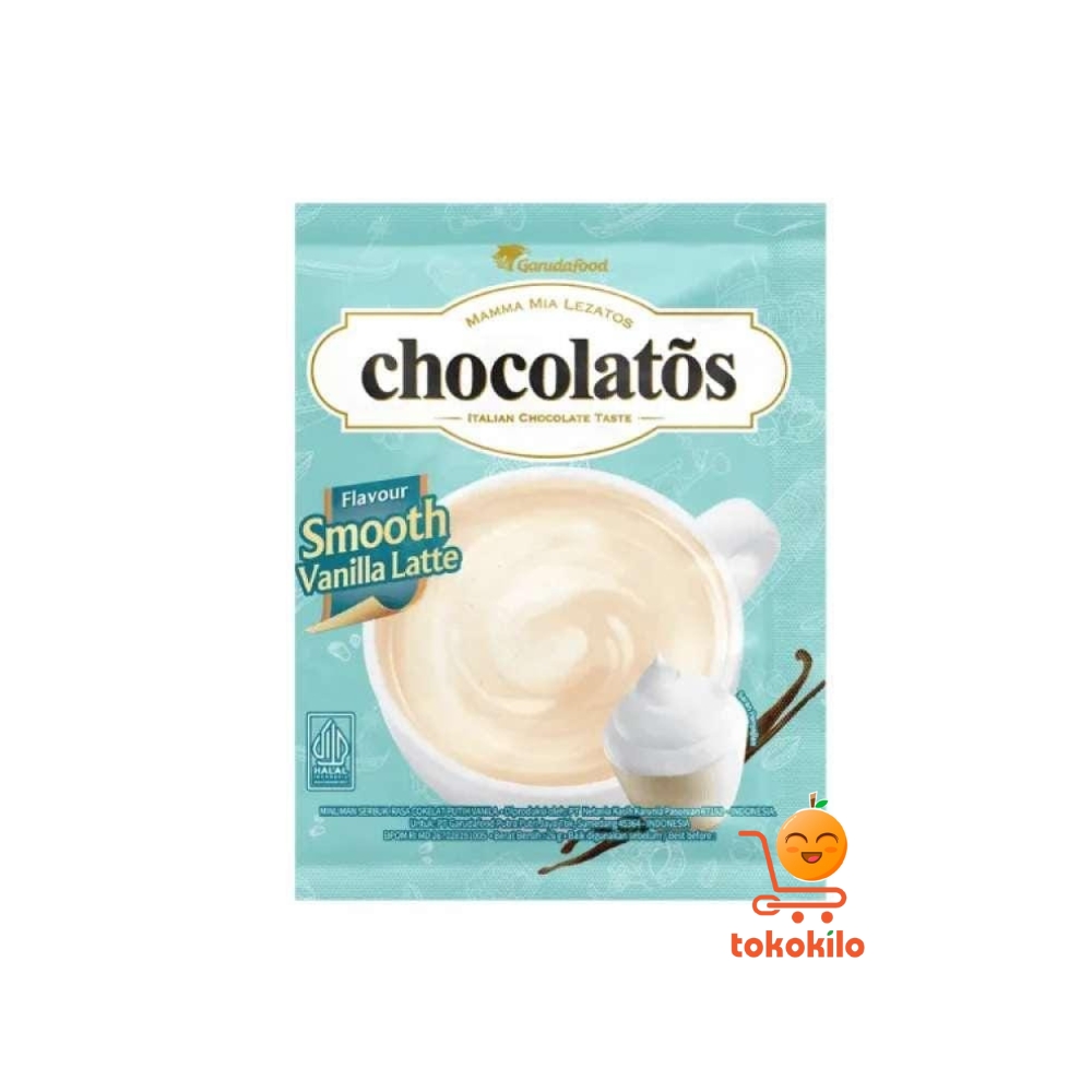 Chocolatos Drink Smooth Vanilla Latte 26gr (1 Pack X 4bks)