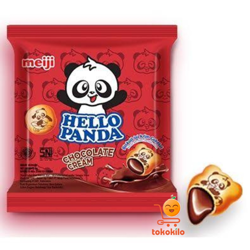 Meiji Hello Panda rasa krim coklat 9gr