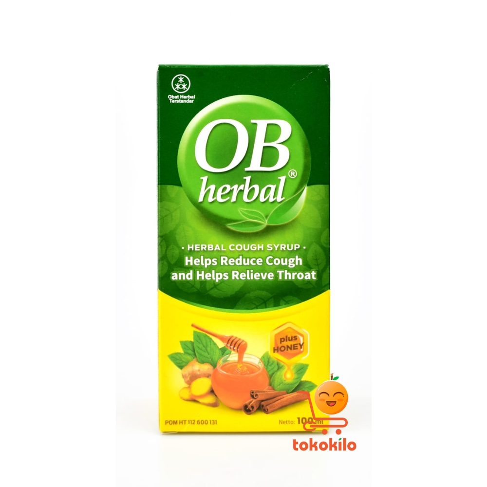 OB Herbal Sirup Obat Batuk Plus Madu 60ml, 100ml