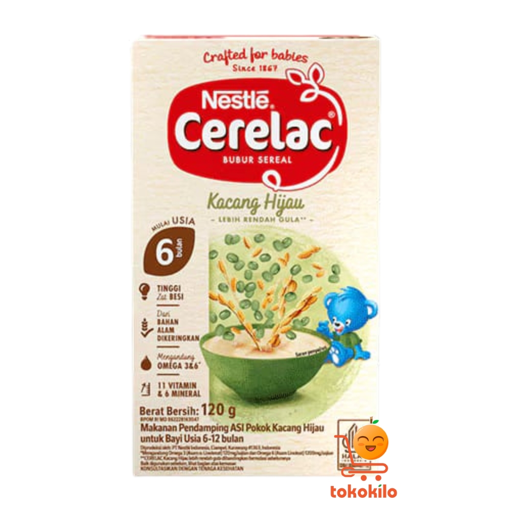 Nestle Cerelac Bubur Sereal Kacang Hijau 120gr