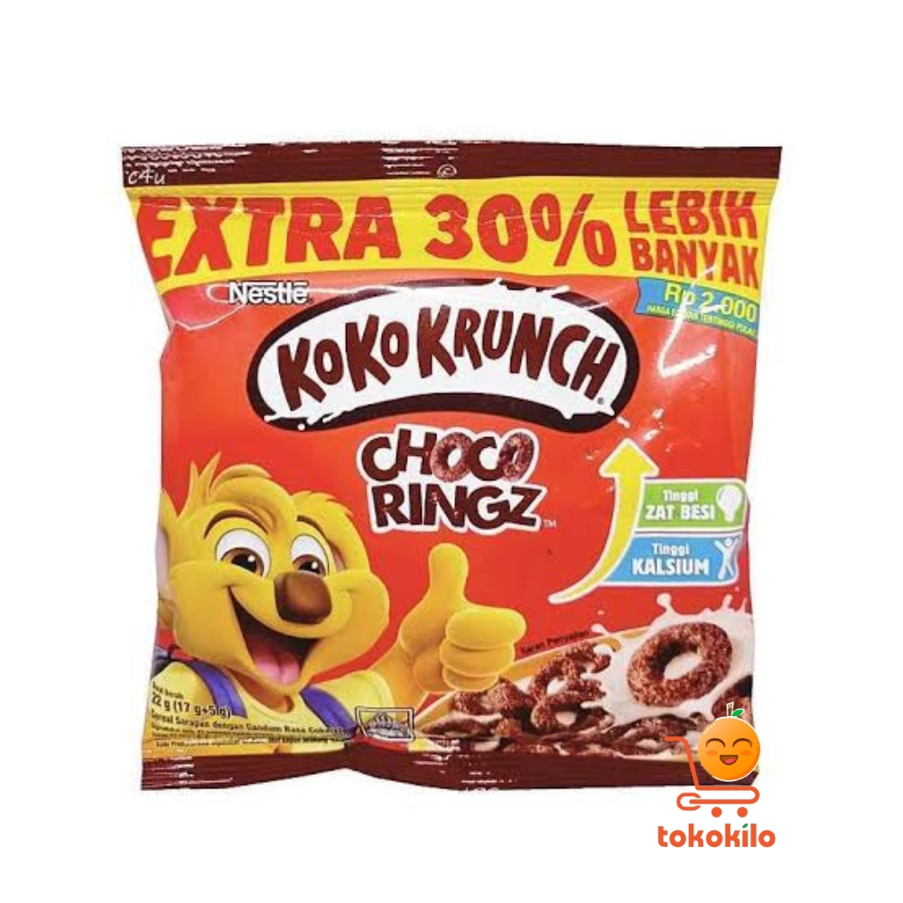 Nestlé Koko Krunch Choco Ringz 22gr (1 Renteng X 10pcs)