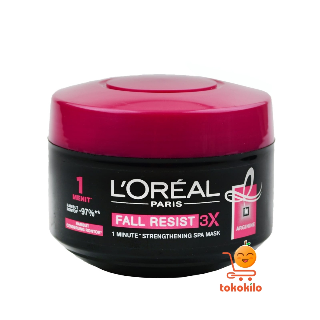 Loreal Paris Fall Resist 3X 1 Minute Strengthening Spa Mask 200ml