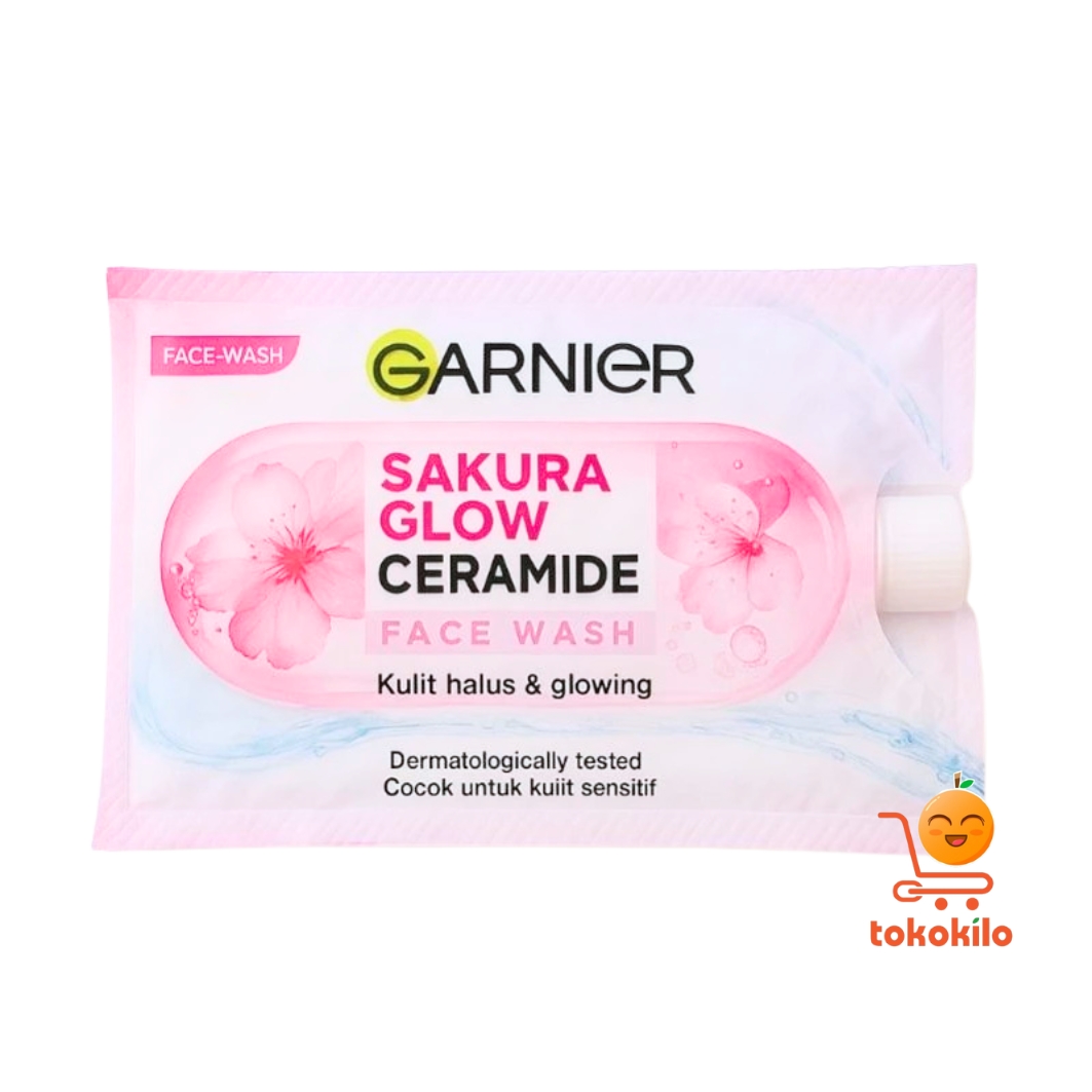 Garnier Sakura Glow Ceramide Face Wash 9ml