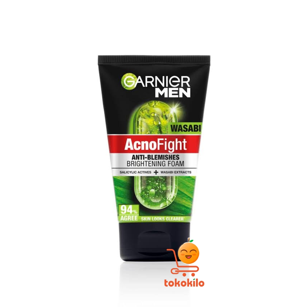 Garnier Men Acno Fight Wasabi Brightening Foam 50ml, 100ml