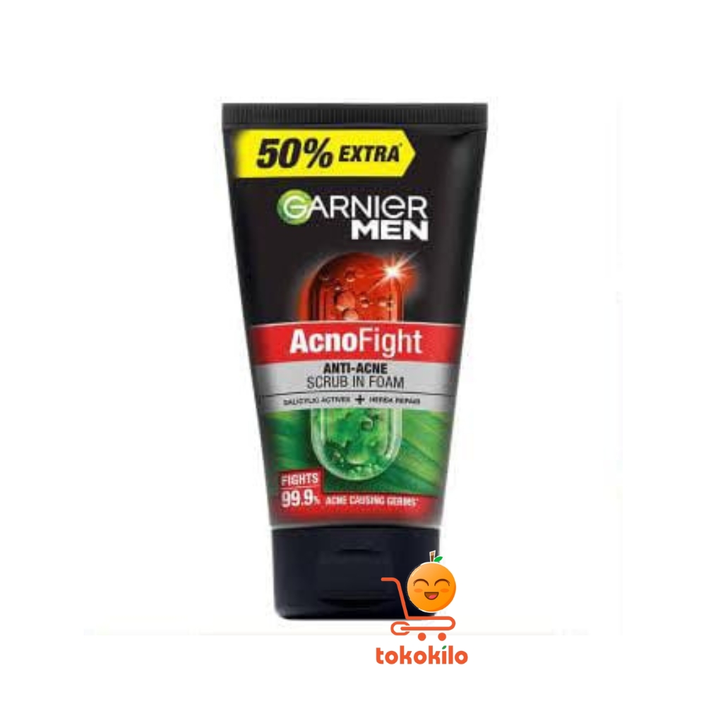Garnier Men AcnoFight Anti-Acne Scrub in Foam 150ml