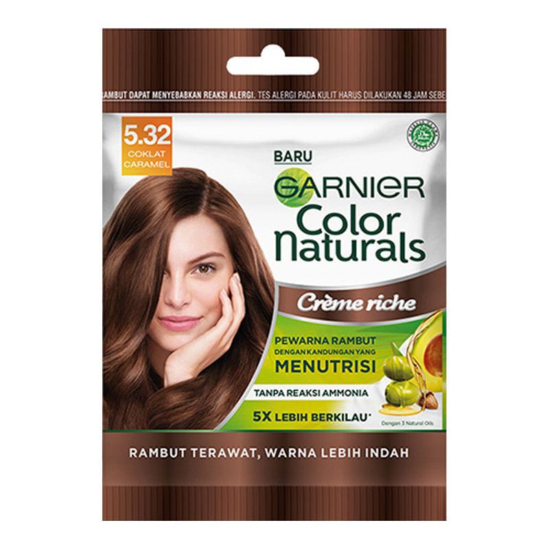 Garnier Color Naturals Crème Riche 5.32 Coklat Caramel 20ml