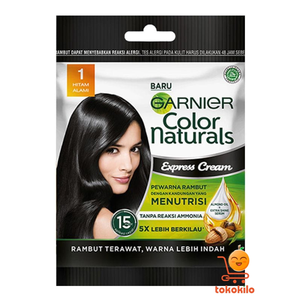 Garnier Color Naturals Express Cream Hitam Alami 20ml