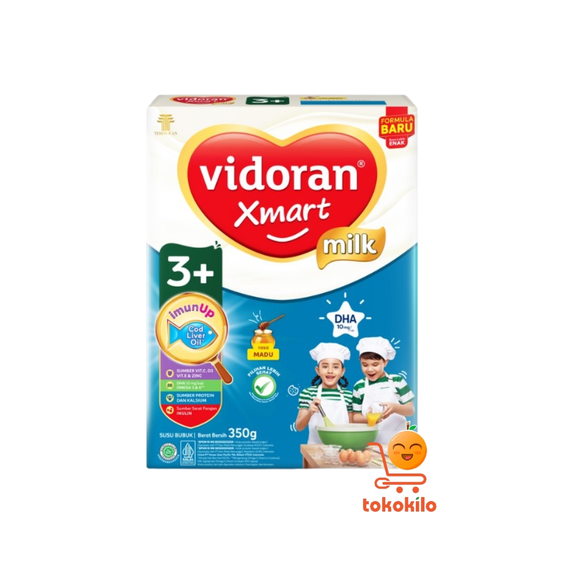Vidoran Xmart Milk 3+ Rasa Madu 350gr