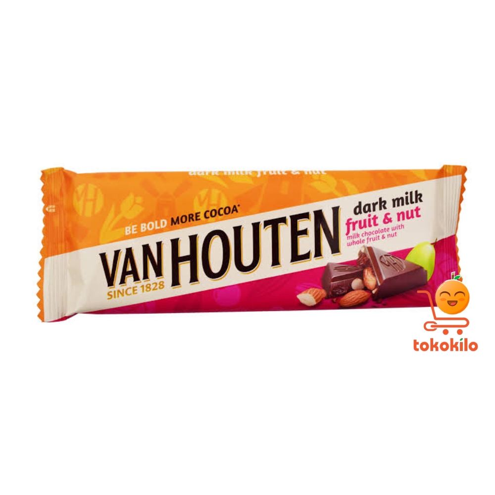 Van Houten Dark Milk Cashew/ Milk Fruit & Nut 40gr
