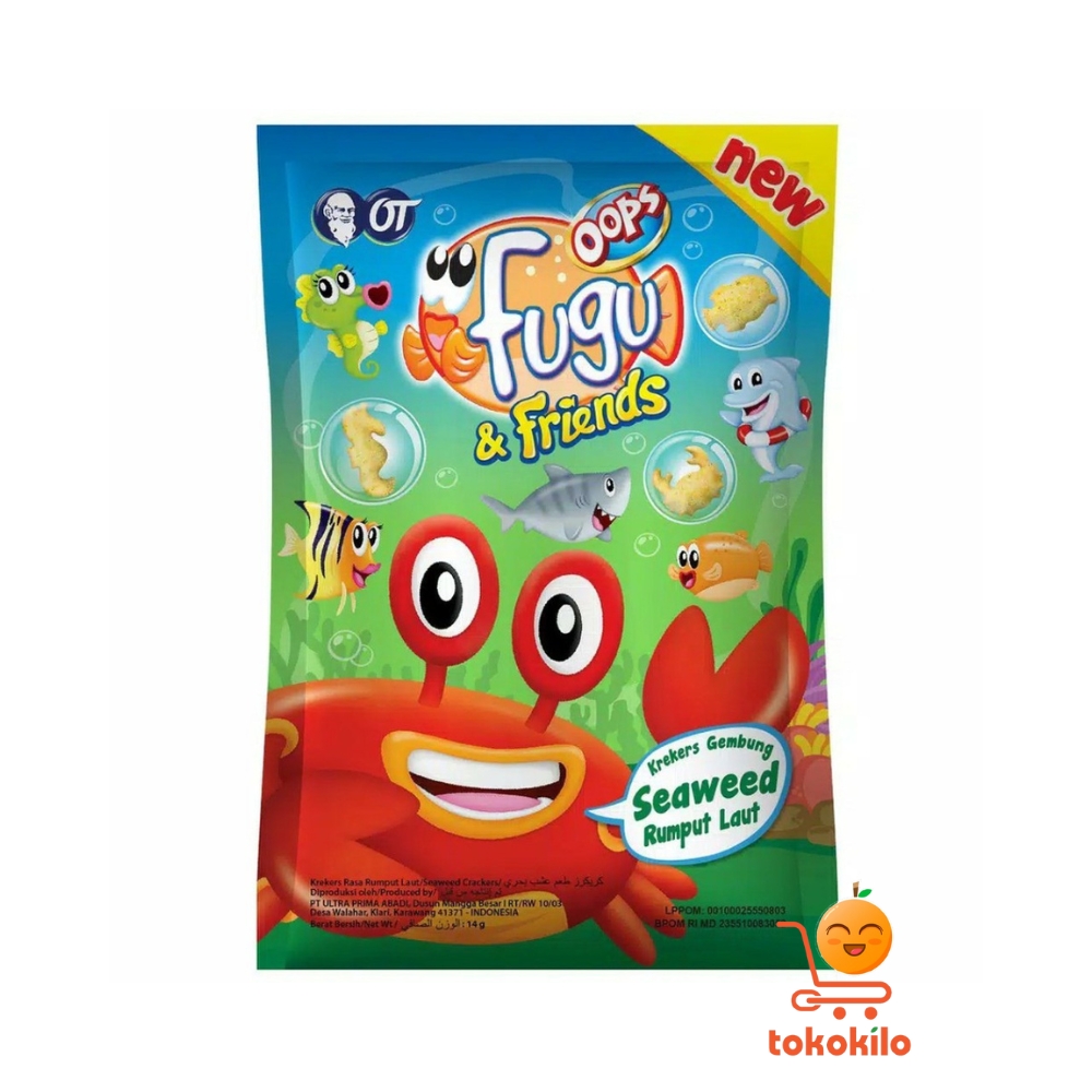 Oops Fugu & Friends rasa Seaweed 10gr