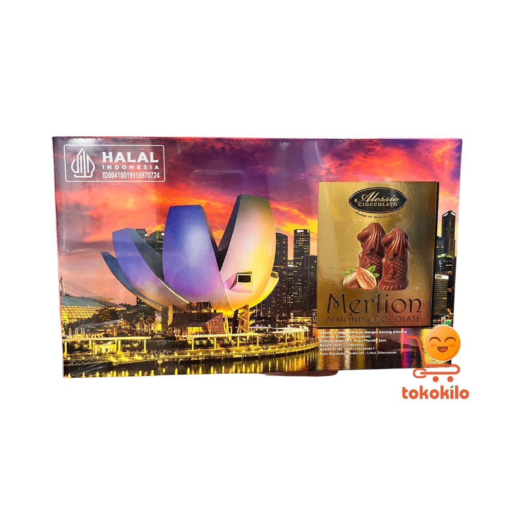 Alessio Merlion Almond Chocolate 125gr