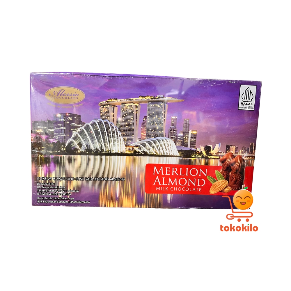 Alessio Merlion Almond Milk Chocolate 130gr