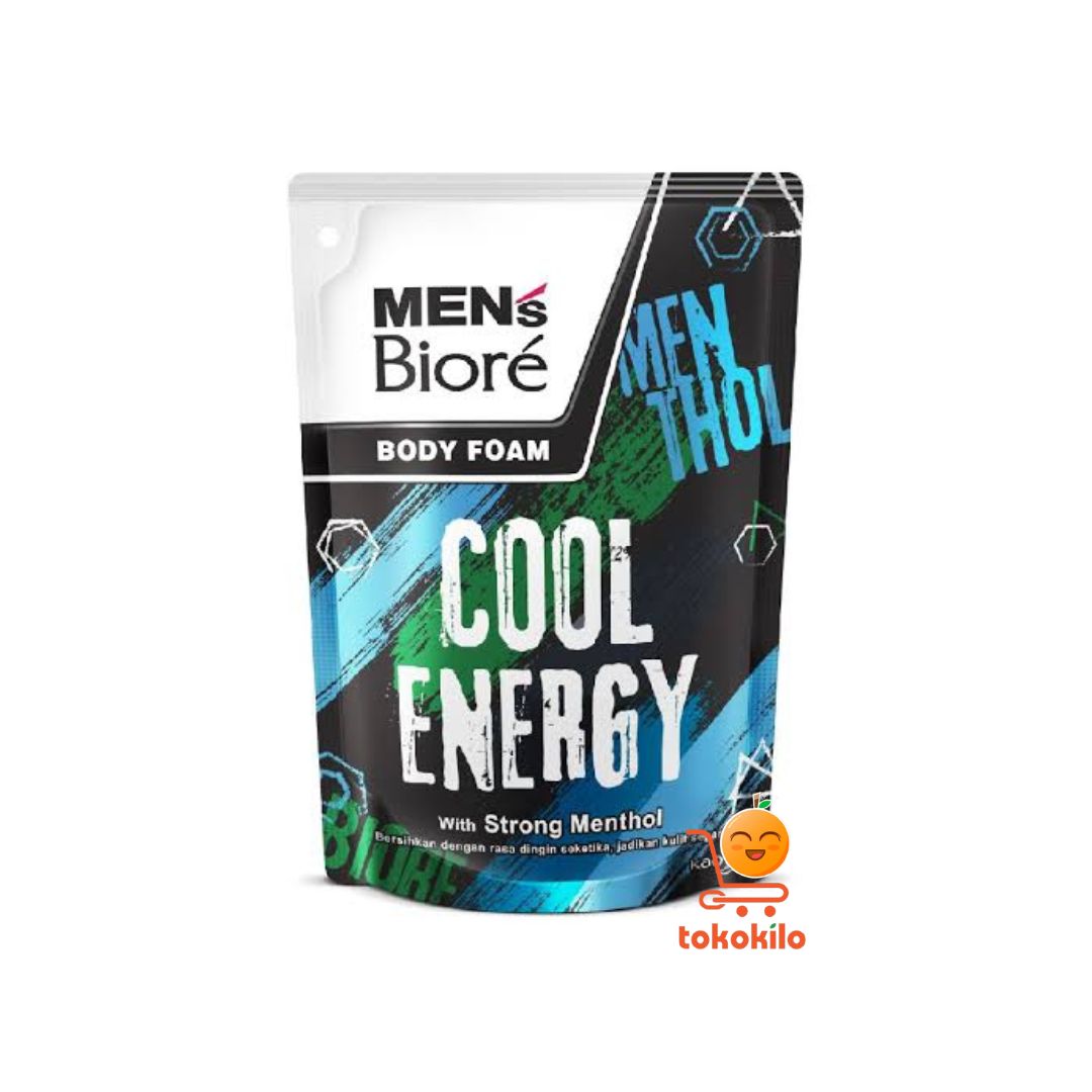 Men's Biore Body Foam Cool Energy 250ml