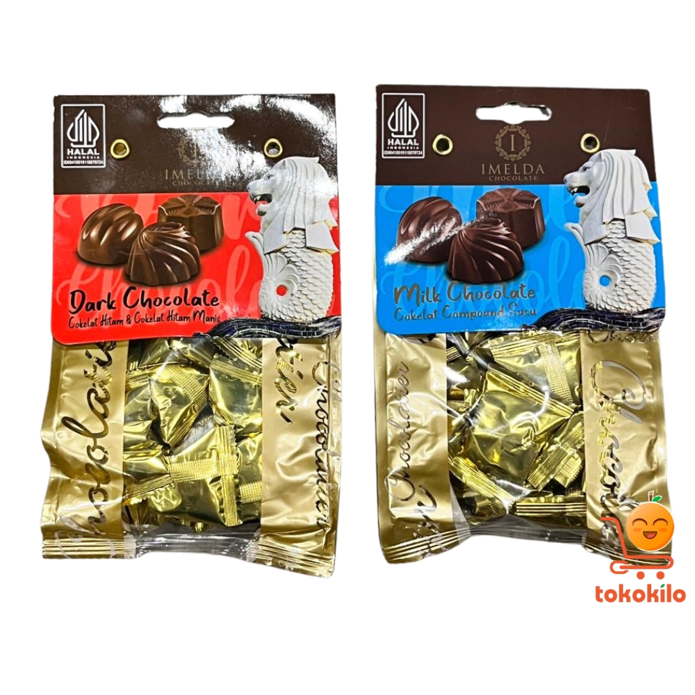 Imelda Chocolate rasa Dark Chocolate, Milk Chocolate 75gr