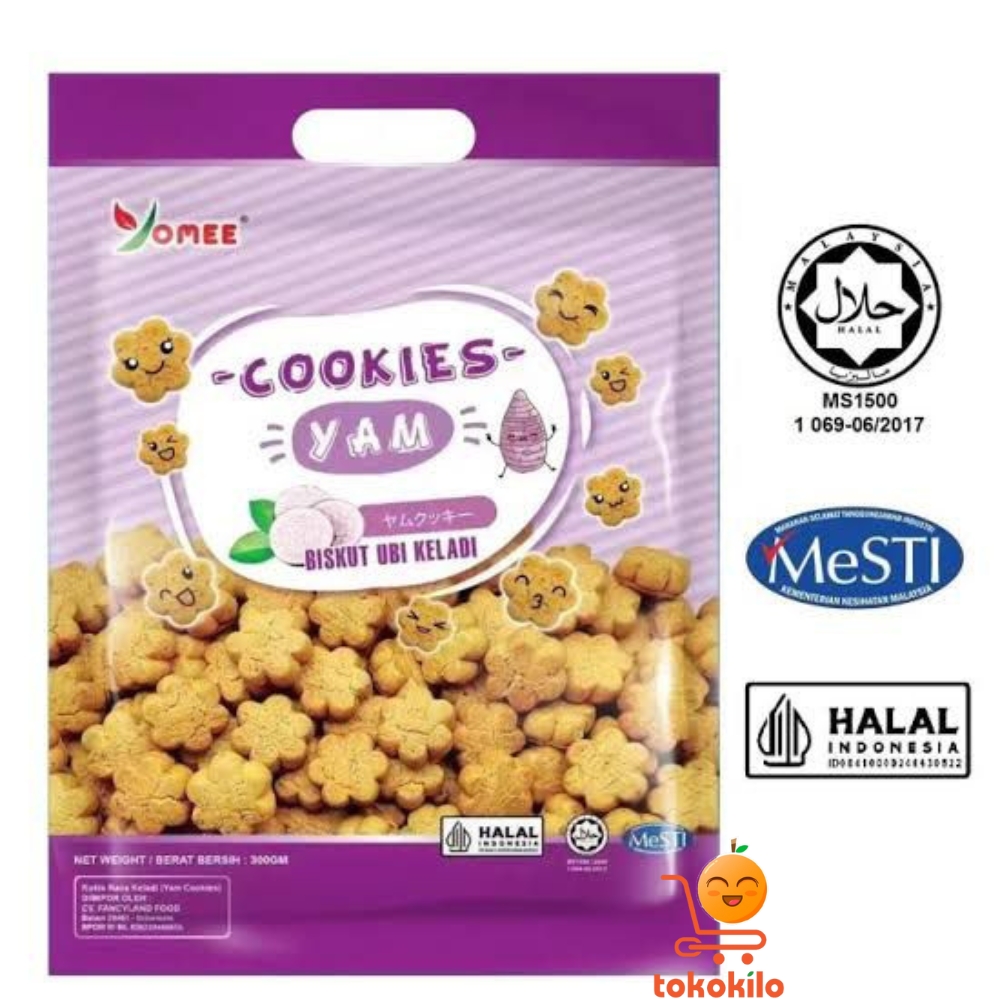 Yomee Yam Cookies Biskuit Keladi 300gr