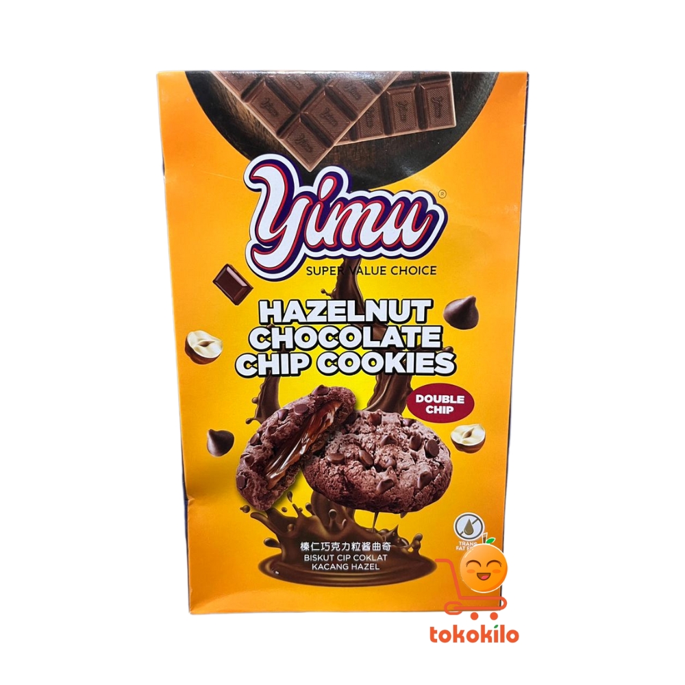 Yimu Hazelnut Chocolate Chip Cookies 60gr