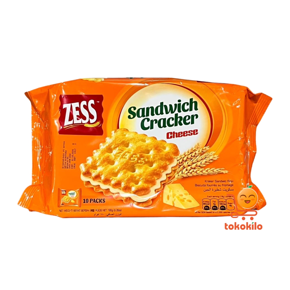 Zess Sandwich Cracker Rasa Keju 180gr