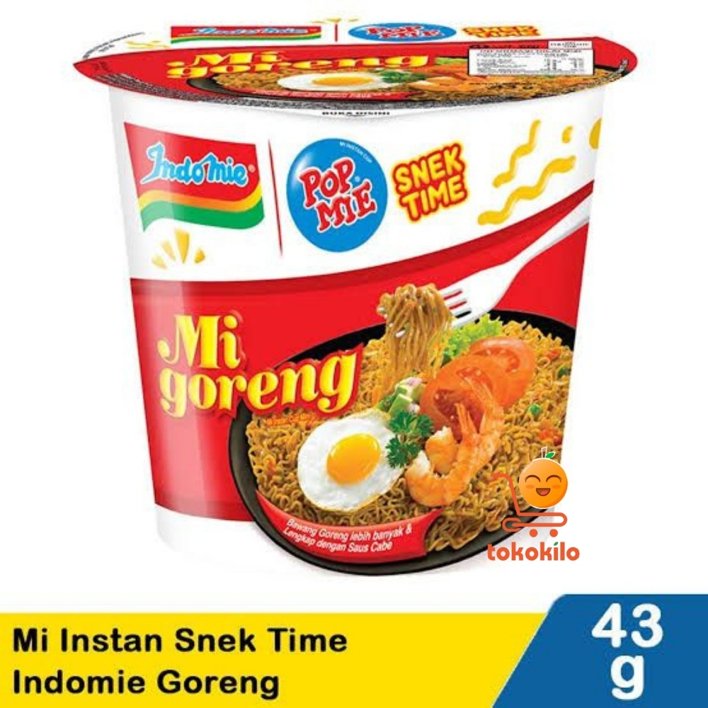Pop Mie Snek Time Indomie Goreng 43gr