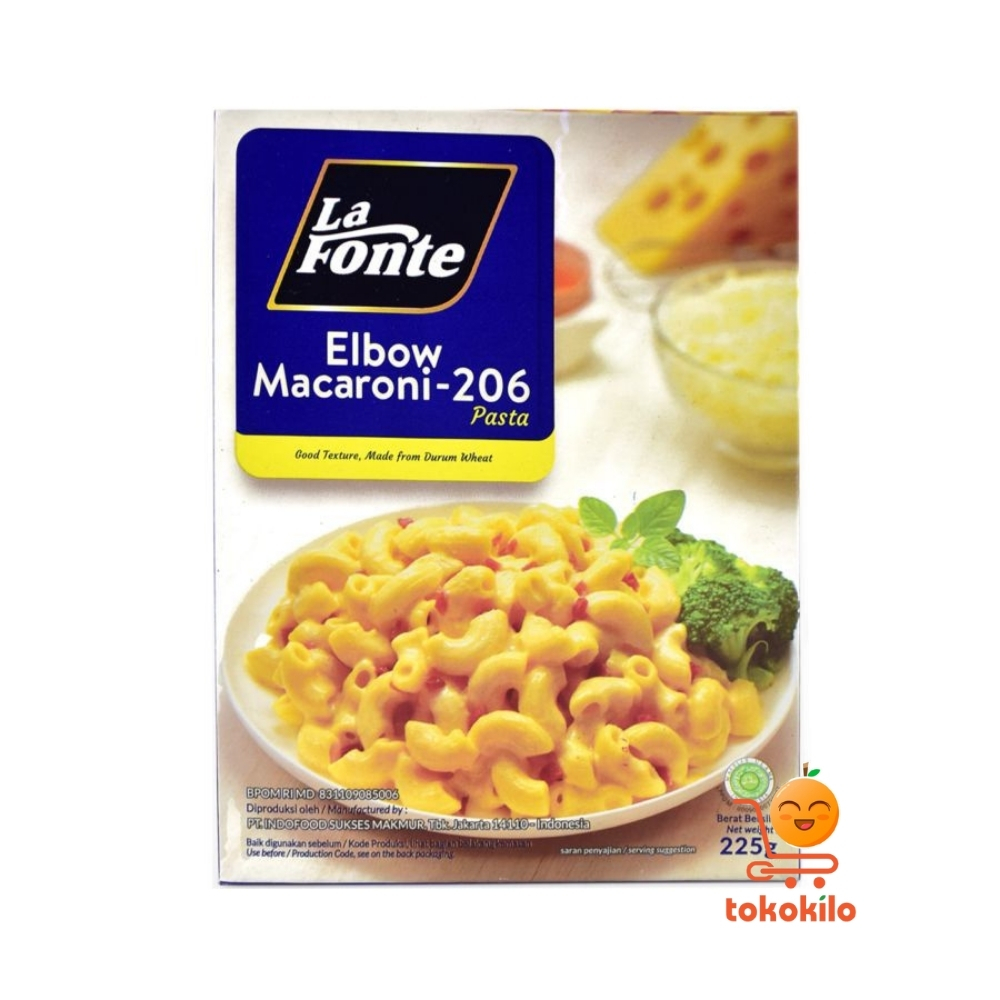 La Fonte Pasta Elbow Macaroni-206 225gr