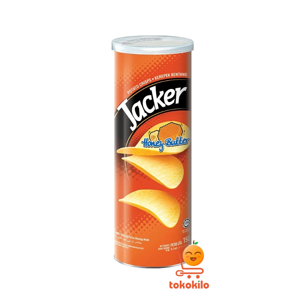 Jacker Potato Crisps rasa Honey Butter 150gr