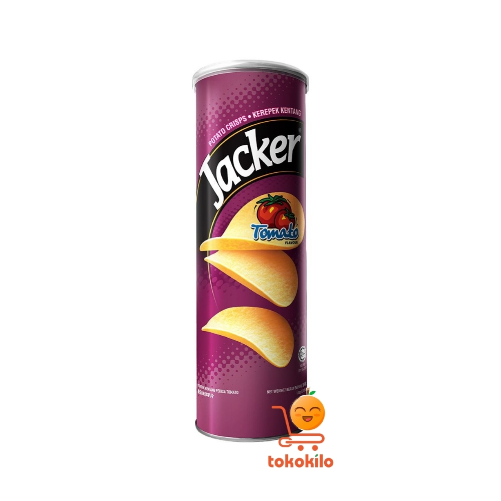 Jacker Potato Crisps rasa Tomat 100gr, 160gr
