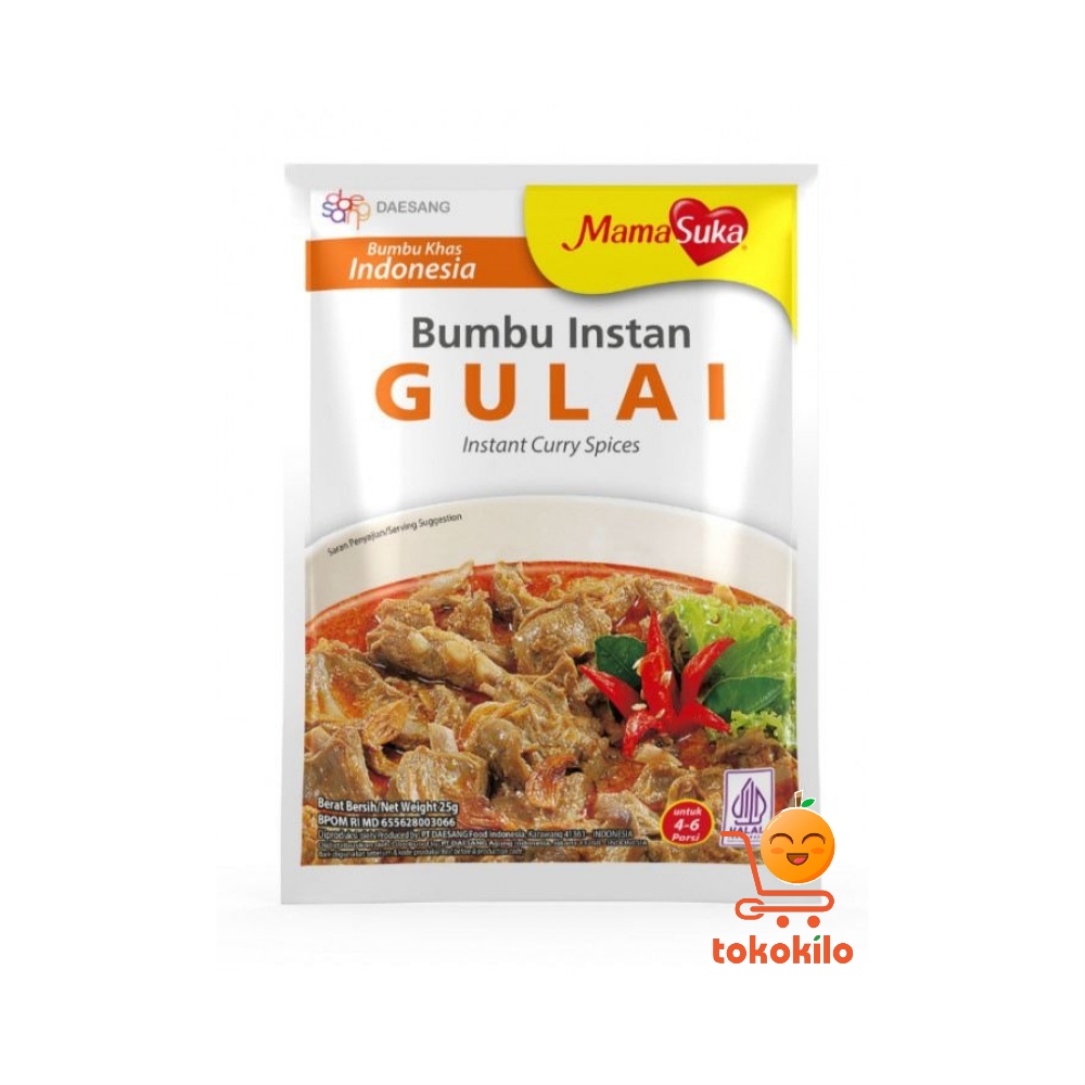 MamaSuka Bumbu Instan Gulai 25gr (1 RTG isi 10)